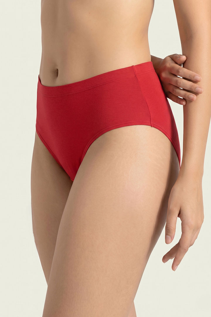 Zivame Medium Rise Full Coverage Hipster Panty (Pack of 3) - Multicolor — image 12